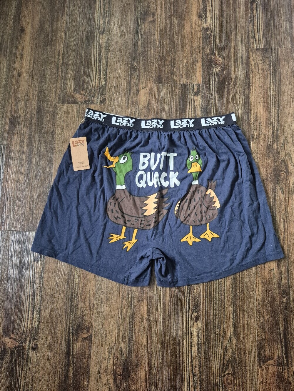 Lazy One Ducks Butt Quack Boxer Shorts Size XXL Cotton NWT